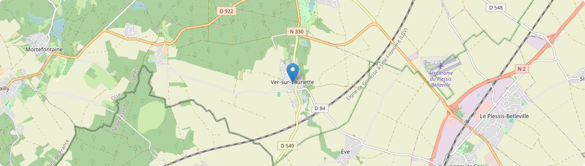 Ver-sur-Launette - Carte