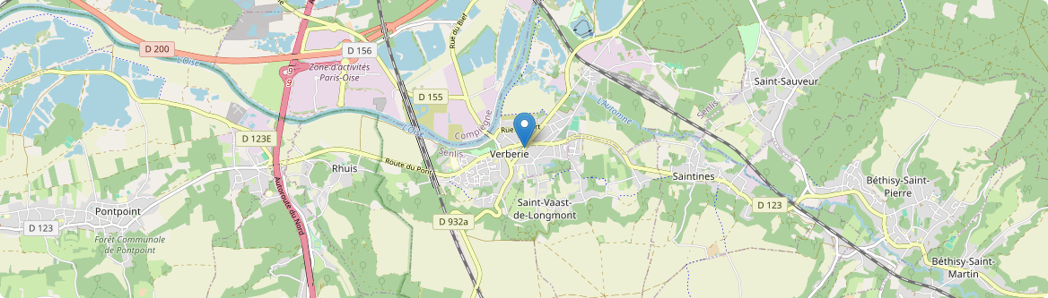 Verberie - Carte