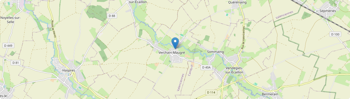 Verchain-Maugré - Carte