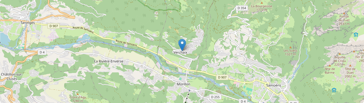 Verchaix - Carte