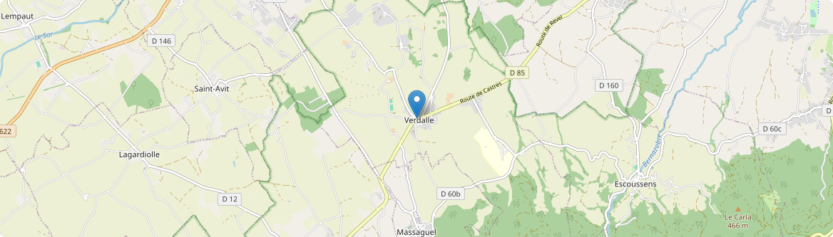 Verdalle - Carte
