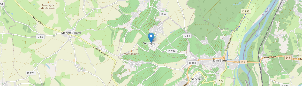 Verdigny - Carte