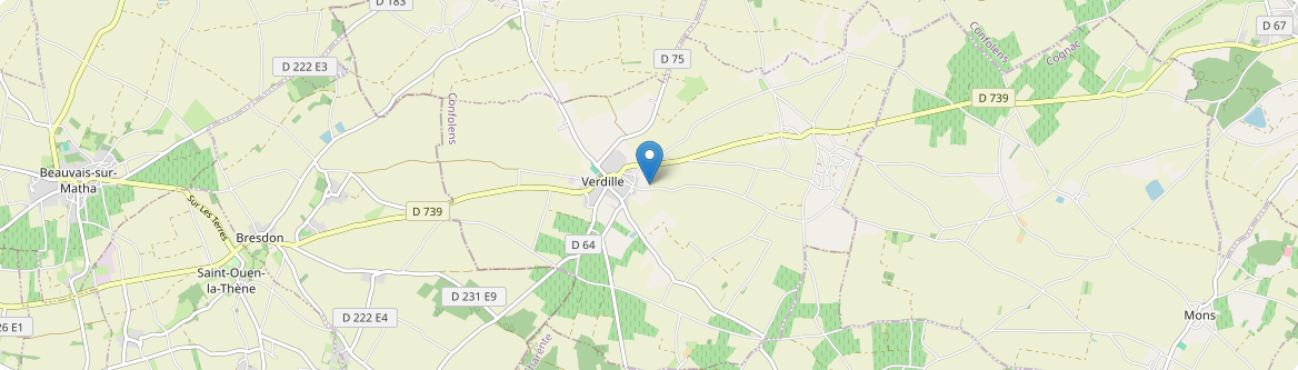 Verdille - Carte