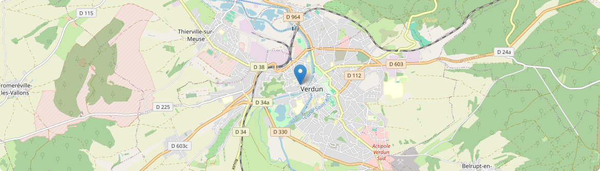 Verdun - Carte