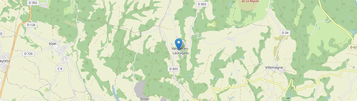 Verdun-en-Lauragais - Carte