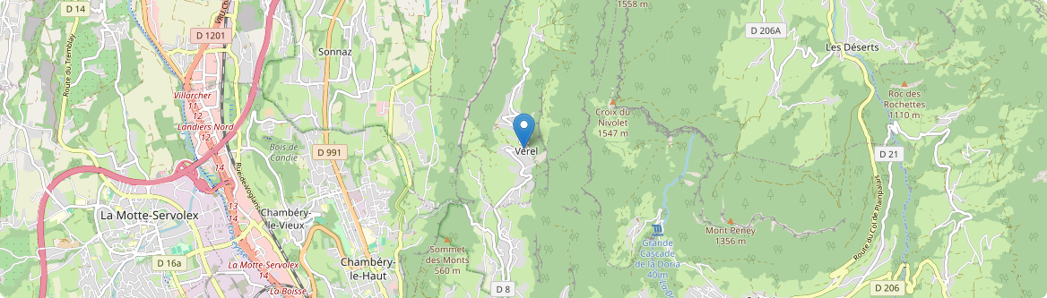 Verel-Pragondran - Carte