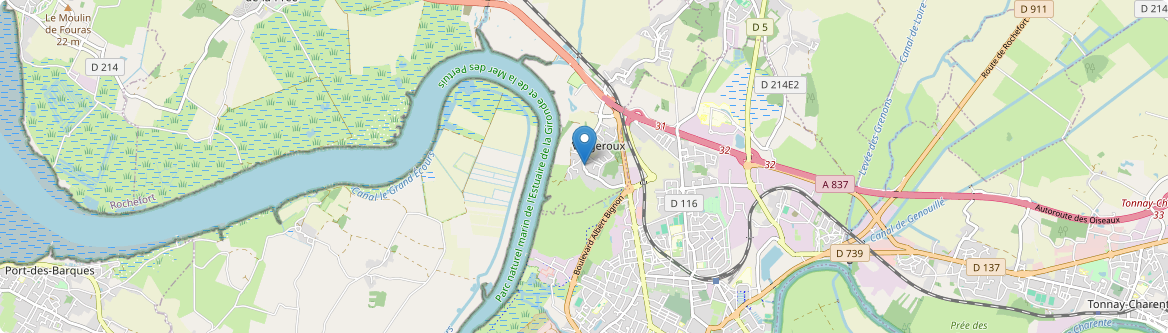 Vergeroux - Carte