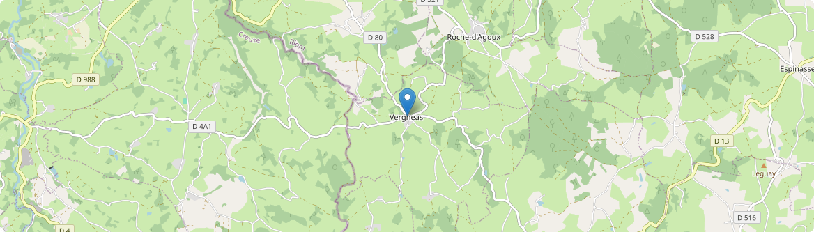 Vergheas - Carte