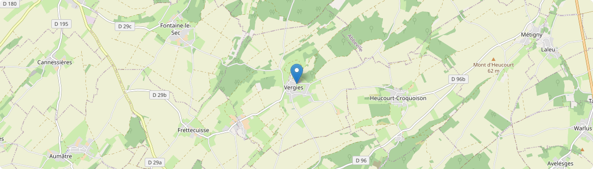 Vergies - Carte