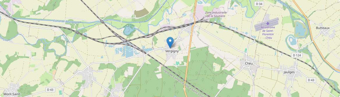 Vergigny - Carte