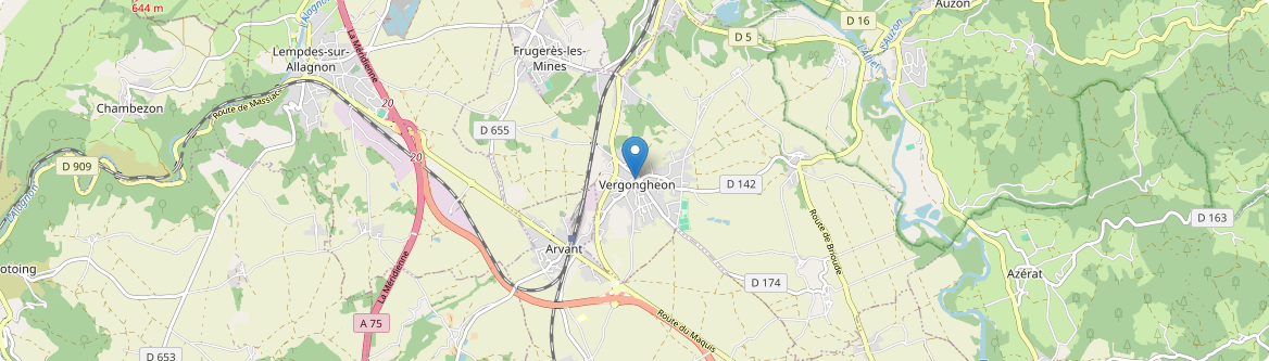 Vergongheon - Carte