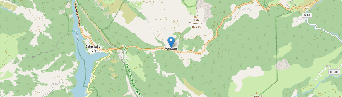 Vergons - Carte
