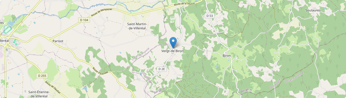 Vergt-de-Biron - Carte
