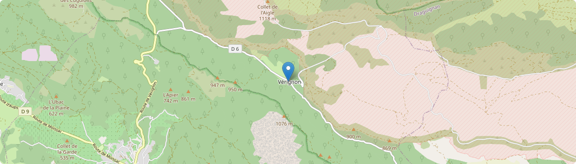 Vérignon - Carte