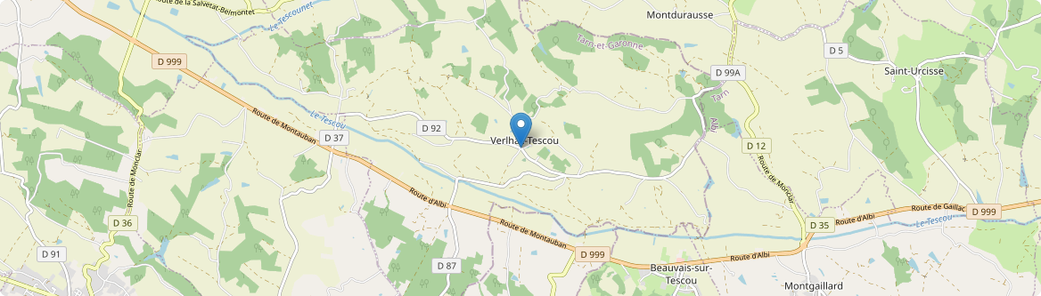Verlhac-Tescou - Carte
