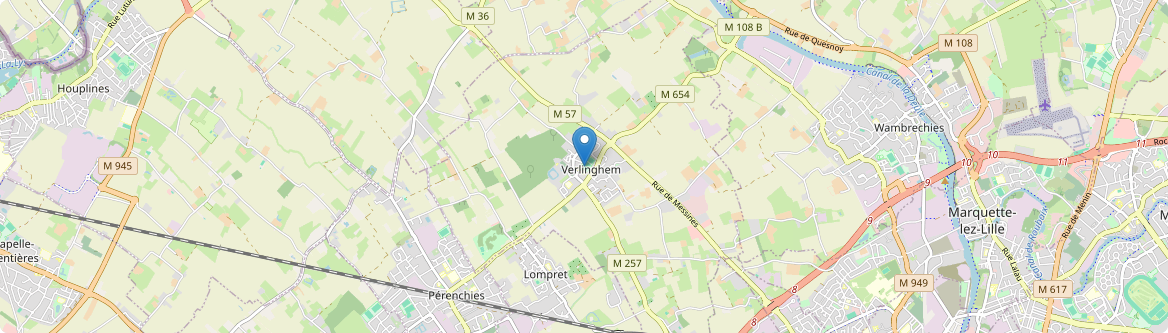 Verlinghem - Carte