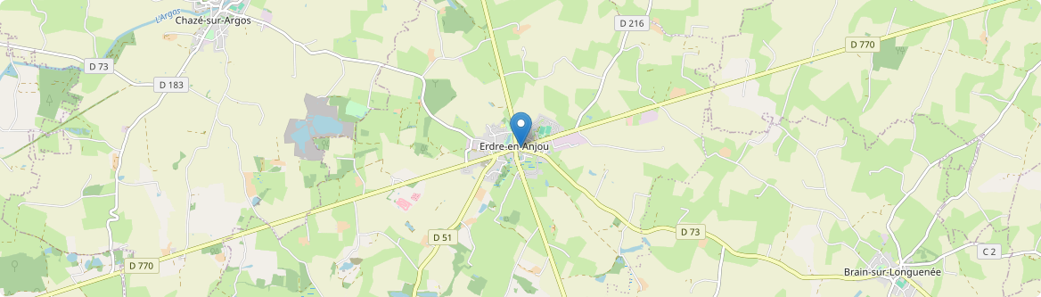 Erdre-en-Anjou - Carte