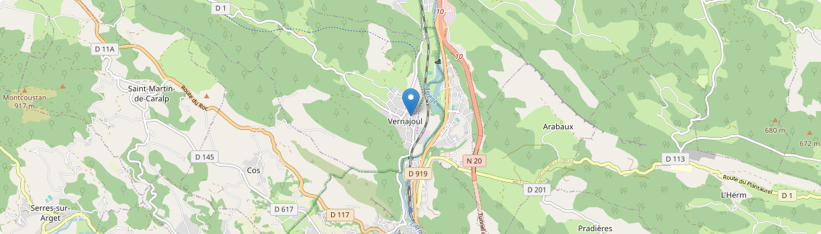 Vernajoul - Carte