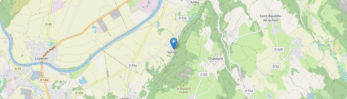 Vernas - Carte