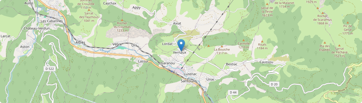Vernaux - Carte