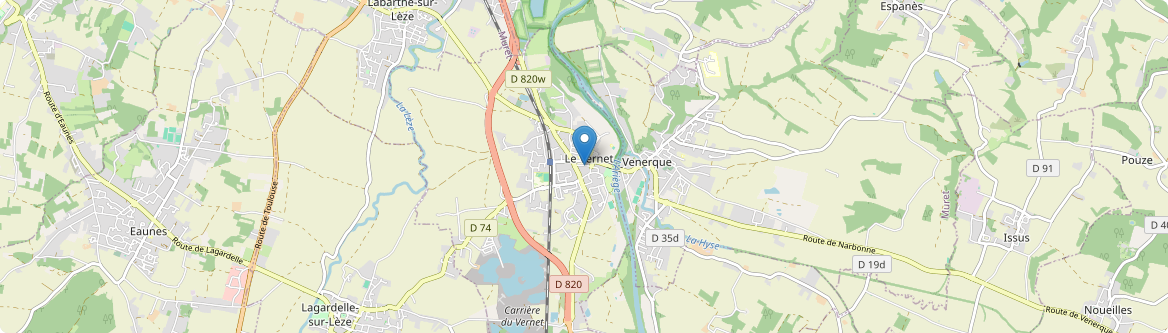 Vernet - Carte