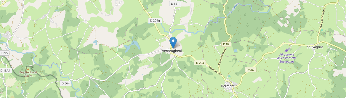 Verneugheol - Carte
