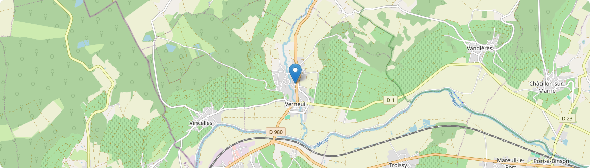 Verneuil - Carte