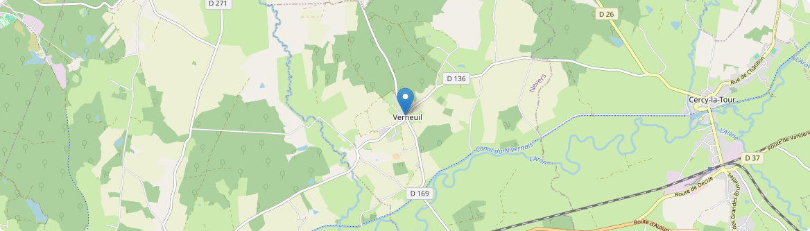 Verneuil - Carte