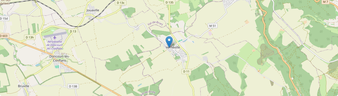 Vernéville - Carte