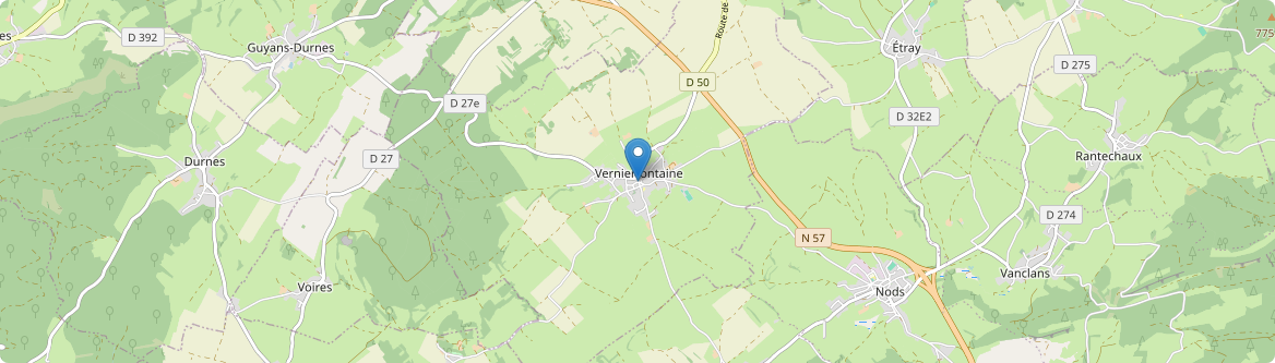 Vernierfontaine - Carte
