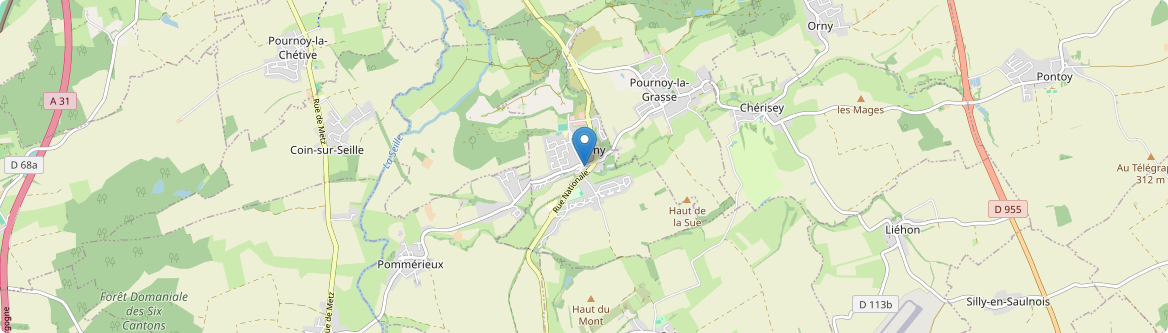 Verny - Carte