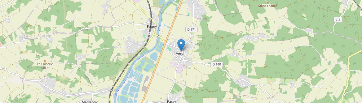 Véron - Carte