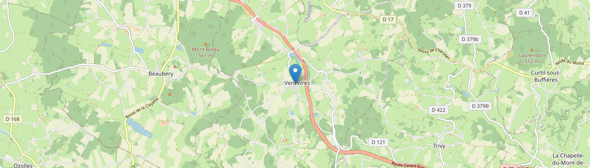 Verosvres - Carte