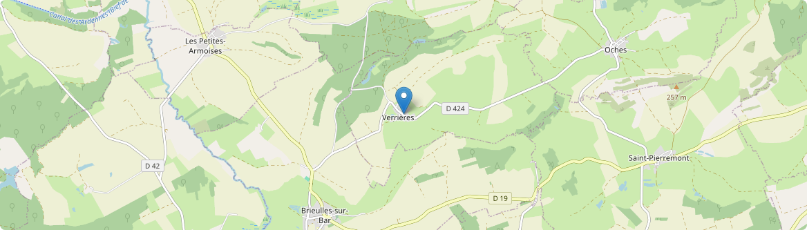 Verrières - Carte