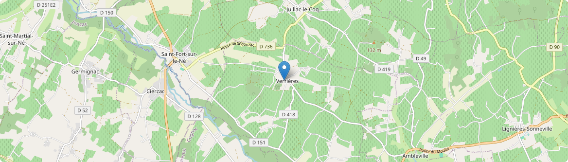 Verrières - Carte