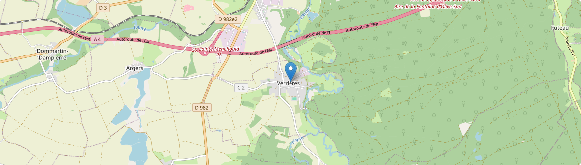 Verrières - Carte