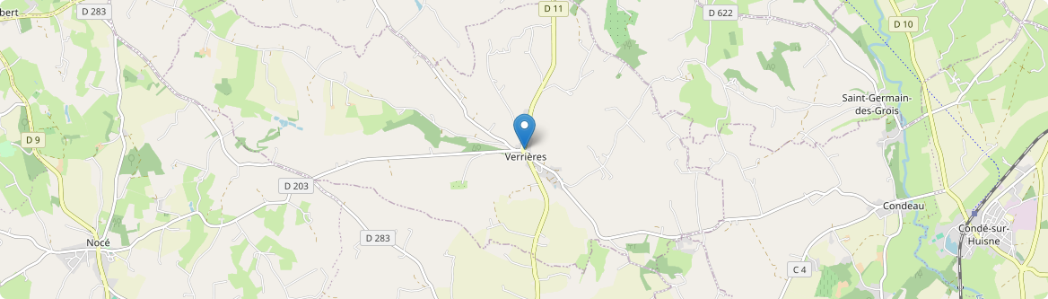 Verrières - Carte