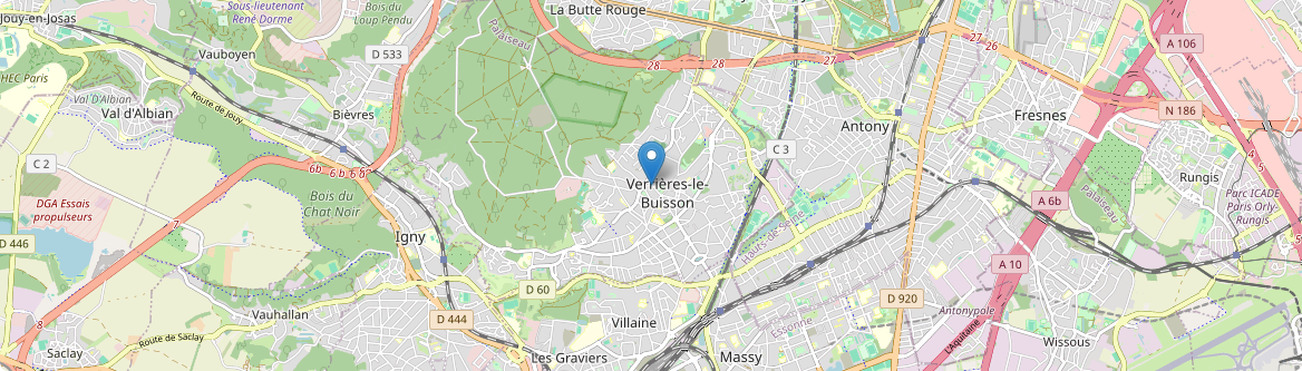 Verrières-le-Buisson - Carte