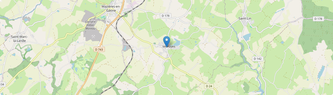 Verruyes - Carte