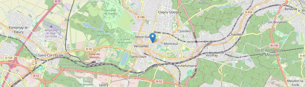 Versailles - Carte