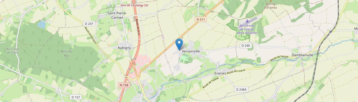 Versainville - Carte