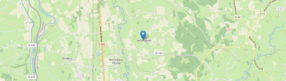 Versaugues - Carte