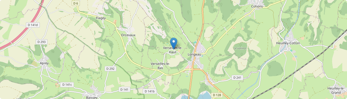 Verseilles-le-Haut - Carte