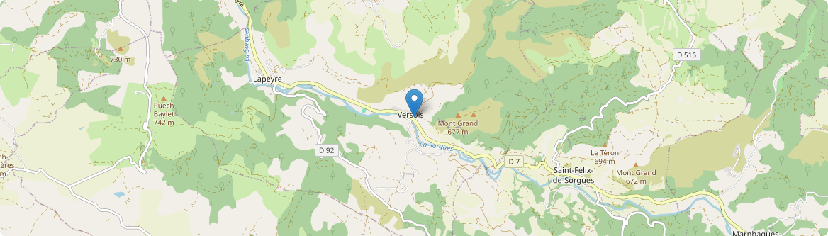 Versols-et-Lapeyre - Carte