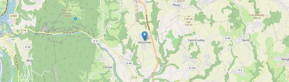 Versonnex - Carte