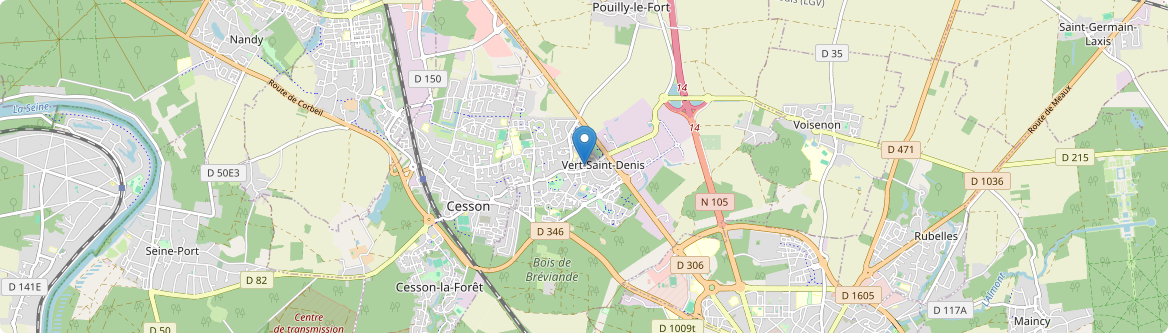 Vert-Saint-Denis - Carte