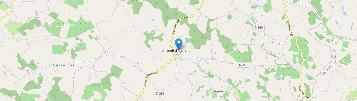 Verteuil-d'Agenais - Carte