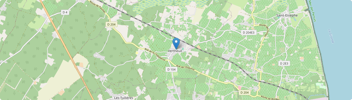 Vertheuil - Carte
