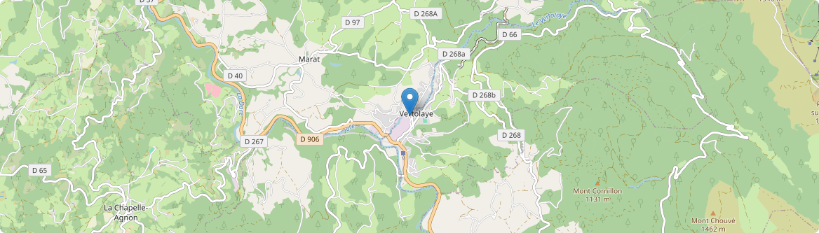 Vertolaye - Carte