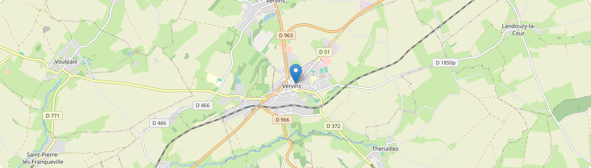Vervins - Carte